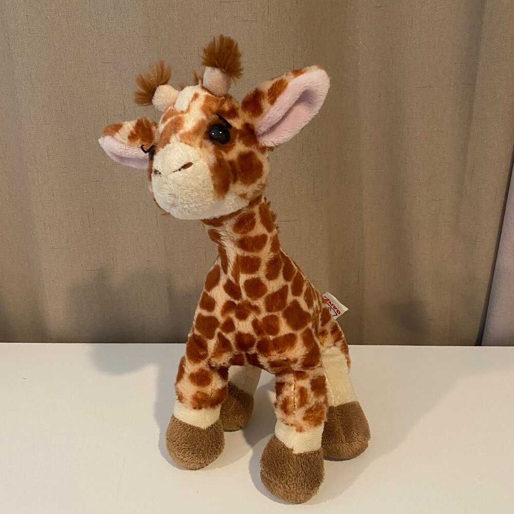 Ganz Giraffe Plush Stuffed Animal 14" FAO Schwarz‎ Exclusive Toy